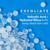 Doppeltree Exfoliating Facial Cleanser with 2% Salicylic Acid, Hydrated Silica, & Activated Charcoal for Clearer Skin, Oil Control & Anti Aging