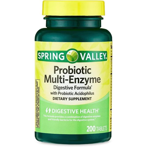 Valley Multi-Enzyme Probiotic 200 Tablets