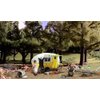 Ma & Pa's Trailer Haven Camping Trailer w/Figures N scale Woodland Scenics