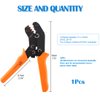 Glarks SN-28B Terminal Professional Pin Crimping Tool for 2.54mm 3.96mm 28-18AWG 0.1-1.0mm2