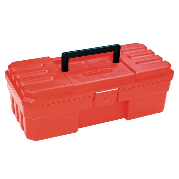 Akro-Mils 12-Inch ProBox Plastic Toolbox for Tools, Hobby or Craft Storage Toolbox, Model 09912, (12-Inch x 5-1/2-Inch x 4-Inch), Red