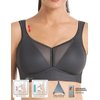 Anita Air Control High Impact Wire-Free Sports Bra 36D, Anthracite