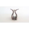 Generic Brown green pearly shiny marbled hair claw clip