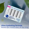 NIVEA Dewy Lip Care with Hyaluronic Acid, Lip Balm Leaves Visibly Less Noticeable Lip Lines and No Waxy Feel, 0.18 Oz, Pack of 4