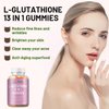 Wins Town L-Glutathione 13 in 1 Gummies, 1200mg, Reduce Wrinkles & Anti-Aging, 60 Count