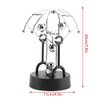 Wal front Desk Toy Electronic Swinging Shake Wiggle Device Stress Relief Perpetual Motion Decor for Home Office Desk Table (#B102)