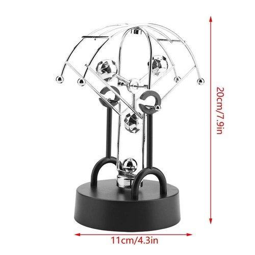 Wal front Desk Toy Electronic Swinging Shake Wiggle Device Stress Relief Perpetual Motion Decor for Home Office Desk Table (#B102)