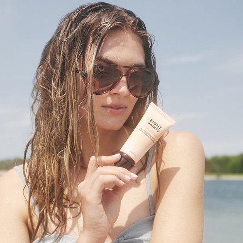 Eight Saints Chase the Sun Broad Spectrum SPF (30) Face Moisturizing Sunscreen, Natural and Organic Mineral-Base Sun Protection Daily Face Moisturizer, 2 Ounces, New Formula