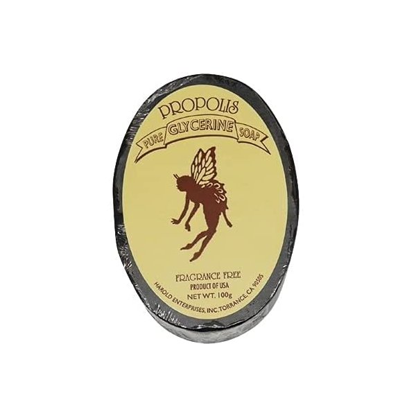 Pure Brazilian Propolis Soap bar, Pure Glycerin Soap,Acne skin, Anti-bacterial, Anti-inflammation Soften and Refresh skin,For all skin types (1 unit)