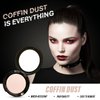MANIC PANIC Coffin Dust Translucent Setting Powder - Makeup Setting Powder for Halloween or Cosplay Looks - All Day Wear, Combats Shine, Limits Transferring - Vegan
