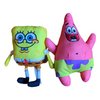 Spongebob 10 Inch and Patrick 11 Inch Stuffed Plush Doll Toy Set