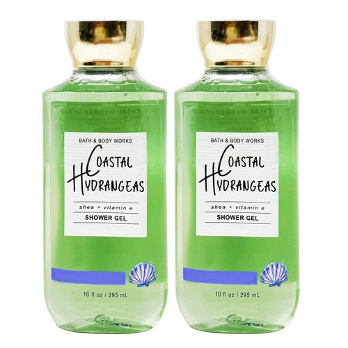 Bath & Body Works Coastal Hydrangeas 2 pack of Shower Gel