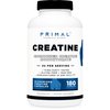 Primal Creatine Monohydrate (3,000 Mg, 180 Caps) - Micronized Creatine Supplement, 750mg Per Capsule, Great for Preworkout and Recovery - Gluten-Free, Non-GMO