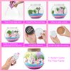 MYDOVA Unicorn Terrarium Crafts Kit for Kids - Unicorn Birthday Gifts Toys with LED Night Light-Up & Remote Control DIY Unicorns Toys Arts and Crafts Kit for Kids Girls Ages 6-8 8-12 Year Old