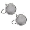 HIC Kitchen Mesh Ball Tea Infusers, 18/8 Stainless Steel Mesh, Set of 2, For Loose Leaf Tea and Mulling Spices