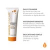 Serious Skincare Serious-C3 Plasma Vitamin C Facial Cleanser- Hydrating Face Wash with Hydrolyzed Collagen and Aloe - For Dry and Mature Skin (1) 12 oz. and (1) 4 oz.