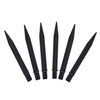Aliotech 6Pcs 8.25 Inch Reinforced Ground Spikes, Solar Lights Spikes, ABS Plastic Lights Replacement Stakes, Ideal for Solar Pathway Lights Garden Lights Torch Lights(Inside Diameter 0.83 Inches)