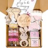 New Mom Gift Basket & Baby Gifts, Baby Shower Gifts for Expecting Mommy to Be, New Mom Care Package After Birth Post Partum Essentials, First Time Pregnancy Mothers Day Birthday Gifts