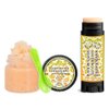 Citrus Blossom Soothing & Luscious Lips by OverSoyed Exfoliator & Chapped Lip Repair Lip Care Combo | Artisan Handcrafted to Order Citrus Lemon Mandarin Floral Jasmine Vanilla Flavored Exfoliating Sugar Lip Scrub & Lip Moisturizer Balm Gift Set