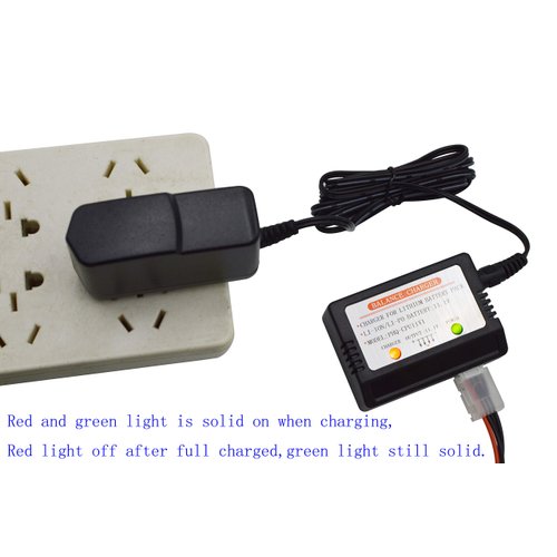 Blomiky 2 Pack 15V Wall Charger and 11.1V 800mA 3S Lipo Li-ion Battery Balance Charger for 11.1V 2200mAh 1500mAh 3S Lipo Battery 15V Charger 2