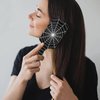 Detangler Hair Brush Black Spider Web Hairbrush for Kids Boys Girls, Glide Through Tangles with Ease and Massage Scalp, Smooth for All Hair Types (Wet Dry Thin Long Curly Hair)
