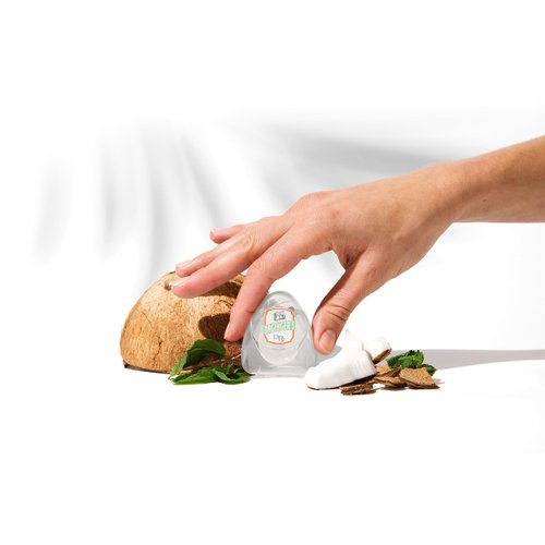 Dr. Ginger's White Charcoal Dental Floss with Coconut Oil & Xylitol for Pearly Whites, Fresh Breath & Gentle Oral Care, Flat Sliding Action for Effective Removal, Coconut Mint Flavor 32yds (Pack of 3)