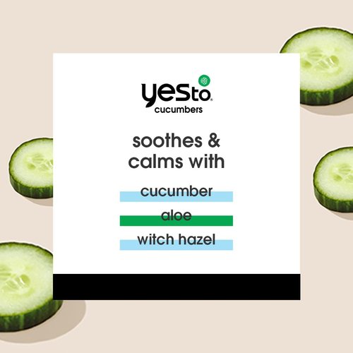 Yes to Cucumbers Paper Face Mask, Cucumber, 0.67 Fl Oz (Pack of 1)