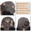 ALISFEEL Short Water Wave Human Hair Wig with Bangs Brazilian Non Lace Front Wig Human Hair for Black Women 150% Density Natural Black Glueless Curly Bob Wigs with Bangs (12 Inch)