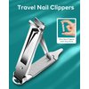 MR.GREEN Portable Nail ClippersMedical Grade Stainless Steel Foldable Nail Cutter Ultra Slim Travel Design