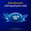 Advil PM Liqui-Gels Pain Reliever and Nighttime Sleep Aid, Pain Medicine with Ibuprofen for Pain Relief and Diphenhydramine HCL for a Sleep Aid - 80 Liquid Filled Capsules - Back to College