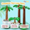 Playbees Inflatable Palm Tree Cooler 28" - Blow Up Palm Tree Party Cooler, Luau Hawaiian Tropical Beach Theme, Summer Swimming Pool Party Decorations - Outdoor Party Supplies - Kids Adults Birthday