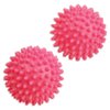 Set of 4 Pink Dryer Balls! Black Duck Brand - Reusable Dryer Balls Replace Fabric Softener! Hypoallergenic and Eco-Friendly! Lowers Drying Time! Naturally Softens and Releases Static Cling!
