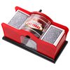 Frcctre Manual Card Shuffler 2 Deck with Hand Crank, Card Shuffler for Blackjack, UNO, Poker, Playing Card Dealer Machine Manual Card Mixer Casino Card Shufflers for Home Card Game Party Club Game