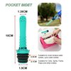 2PCS-Pack Portable Bidet for Travel Bidet Bottle+ Green Pocket Bidet Backpack Camping Bidet , with Water Seal Cap + Storage Bag ,Peri Bottle for Postpartum Essentials