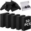 codree 50 Pcs Card Dividers Foam- 40D High Elasticity Sponge Trading Card Dividers- Shock Absorbing Card Sponge Separators Inserts for Storage Boxes Games Sports Cards Protection