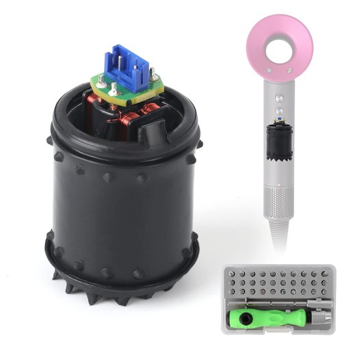 Hair Dryer Motor Replacement for Dyson Supersonic HD01 HD02 HD03 HD04 HD07 HD08 HD12 HD15 Models, Blow Dryer Motor Repair Accessories