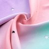 XiDi Curtains for Girls Bedroom Kids Room Unicorn Princess Theme Room Darkening 63 inches Long Wall Decals Pink Purple Green, W52 X L63