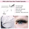Premade Fans Eyelash Extensions 6D-D-0.10-9-15 Short Stem Premade Volume Eyelash Extensions 3D 5D 7D Volume Lash Extensions .07 .10 Pre made Lash Fans C D Curl 9-15 MIX(6D-D-0.10,9-15mm)