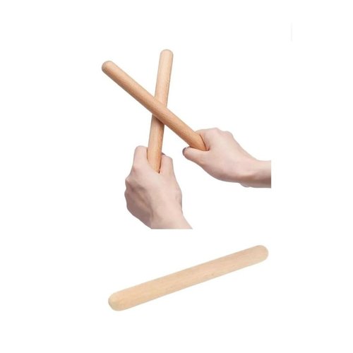 Dodef Wood Premium Wooden Rhythm Sticks for Kids - Set of 16 Musical Sticks for Music Education and Creative Expression - Lummi Sticks Musical Instruments Ideal for Kids