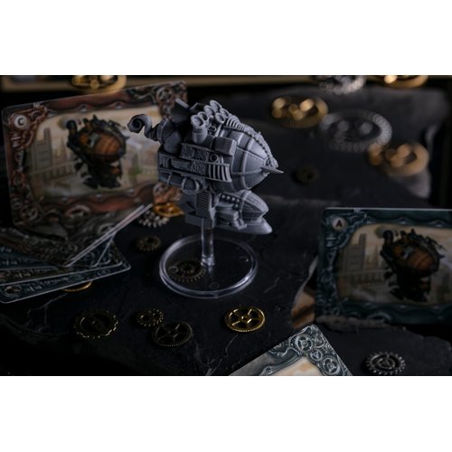 City of The Great Machine. The Escalation Board Game Expansion |1-4 Players | Ages 14 and up | Steampunk | One-vs-Many | Hidden Movement | Cooperative & Solo | Average Playtime 60-90 min