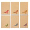 36 Pack Bird Design Blank Cards and Envelopes 4x6 for All Occasions, Birthday, Thank You, Kraft Paper Notecards