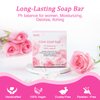 Yoni Soap Bars Vaginal Wash 2 PCS, 100% Natural Organic Yoni Bar Soap for Women Ph Balance Yoni Wash Vaginial Deodorants Vaginal Care Soap with Foaming Net, Vagina Soap Feminine Wash 3.53 OZ