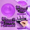 Retirement Party Decorations for Women,Purple Happy Retirement Party Supplies, Retirement Banner,18pcs Retirement Latex Cofetti Balloons, Hanging Swirl, Cupcake Topper Retirement Party Decor Favors