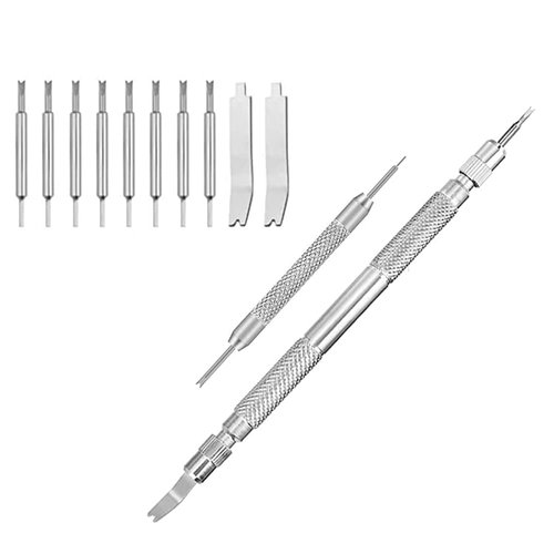 Selizo Spring Bar Tool Watch Link Remover Tool Kit with Instruction Manual Watch Band Tool Link Pin Removal for Watch Repair Band Adjustment Replacement Sizing