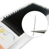 BEYELIAN Eyelash Extensions, Individual Lashes, 0.15mm D Curl 7-15mm Super Matte Classic Lash Extensions, Ellipse Flat Eyelash Extension, Mixed Tray for Professional Salon Use
