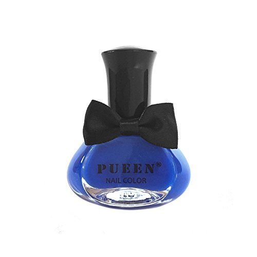 PUEEN Super Intense Nail Polish For Nail Stamping Big 5-FREE Formula Nail Color Lacquer (803 - Royal Blue)-BH000495