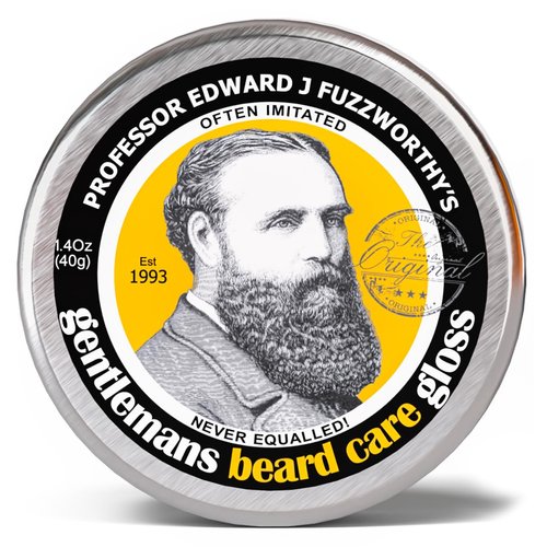 Professor Fuzzworthy's Beard Balm Gloss Leave In Conditioner All Natural Organic Beard Care with Leatherwood Honey & Essential Plant Oils | Handmade in Tasmania Australia- 40g