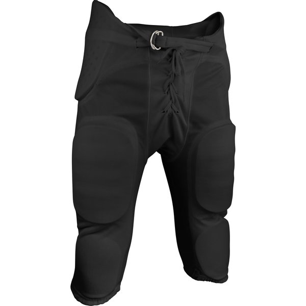 Sports Unlimited Double Knit Adult Integrated Football Pants Black