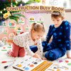 Boy Toys Montessori Toys for Toddlers, Construction Vehicle Busy Book Kindergarten Learning Toys for 3-5 Year Olds Boys Girls Birthday Xmas Gifts for 3-5 Year Olds Boys Girls Autism Sensory Toy