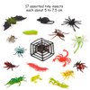 FINGOOO 39 Pack Insects and Bugs for Kids,Assorted Plastic Bug Toys Fake Insects Educational Party Favors